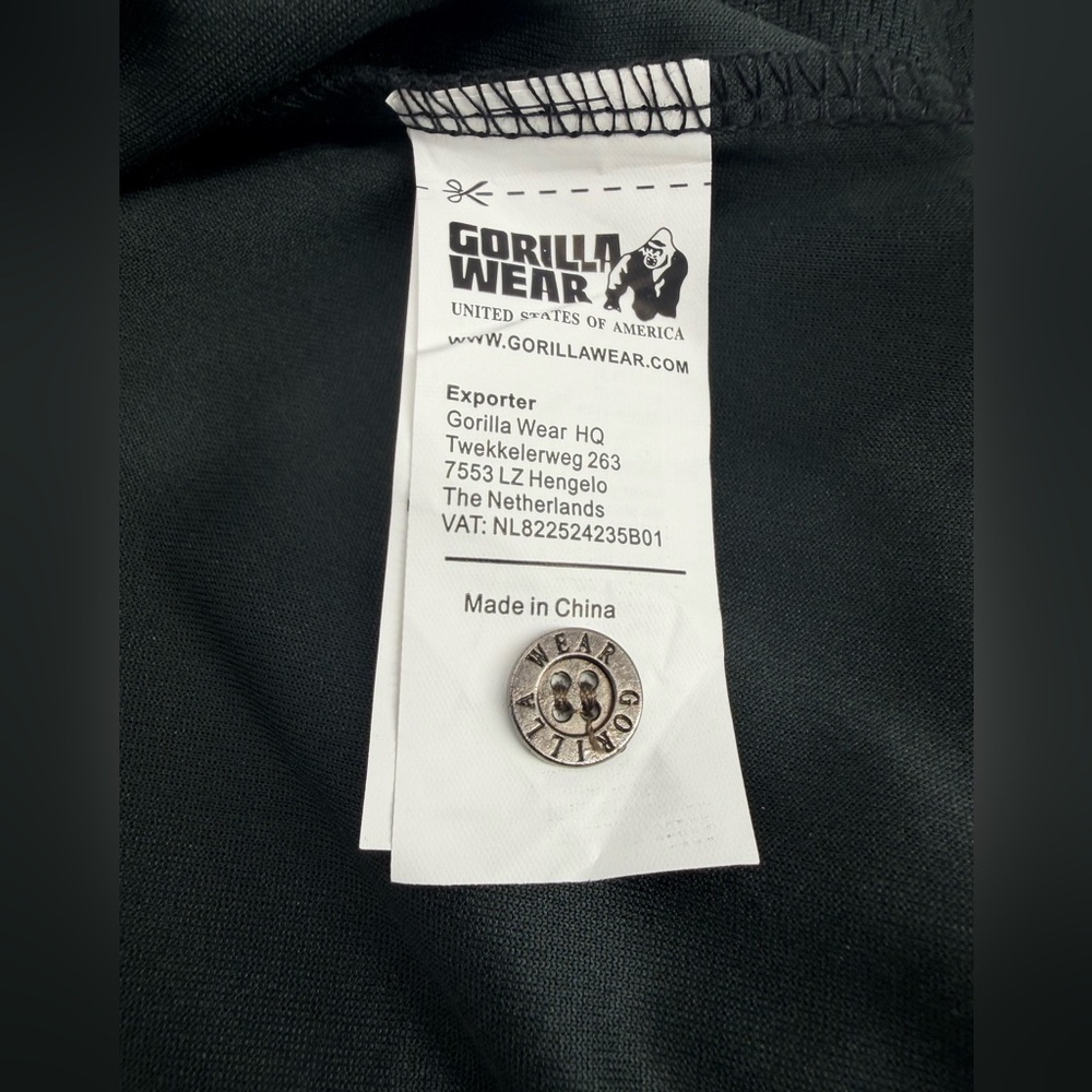 Gorilla Wear Black Polo Shirt Size 4XL - Picture 5 of 7